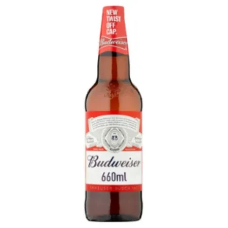 Budweiser 4.5% Lager Beer NRB 660ml