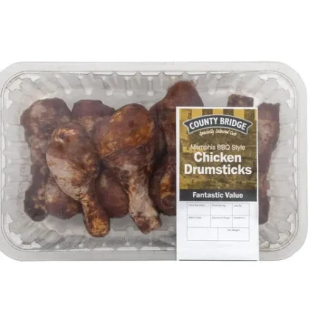 County Bridge Memphis BBQ Chicken Drumsticks PMP 3.49 1kg