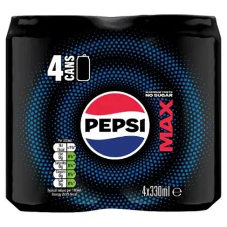 Pepsi Max 4 x 330ml