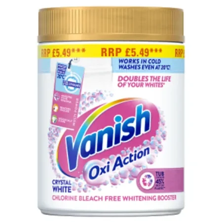 Vanish Crystal White Oxi Action PMP 5.49 470g