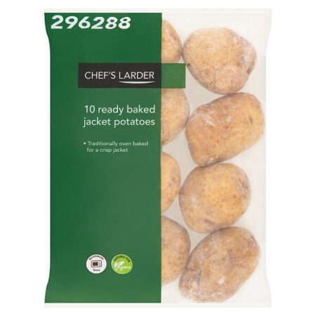 Chef's Larder 10 Ready Baked Jacket Potatoes 2.3kg