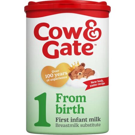 Cow & Gate 1 First Infant Baby Milk Formula Powder, From Birth, 800g